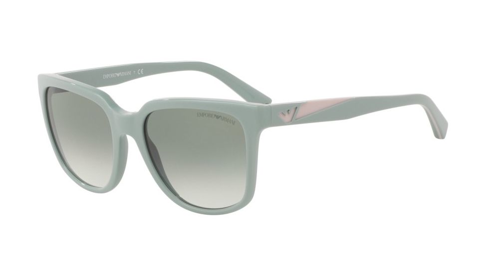 Armani EA4070F Sunglasses 55128E-55 - Sage Frame, Green Gradient Lenses