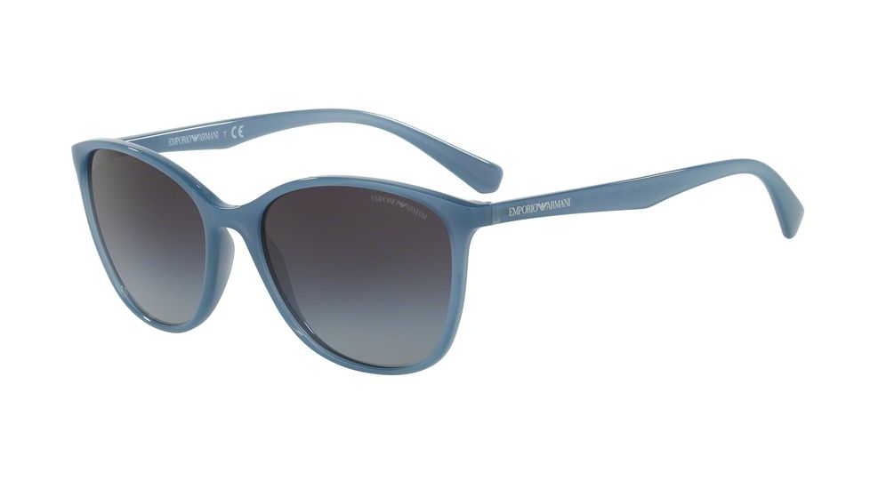 Armani EA4073 Sunglasses 55058G-56 - Opal Wisteria Frame, Grey Gradient Lenses