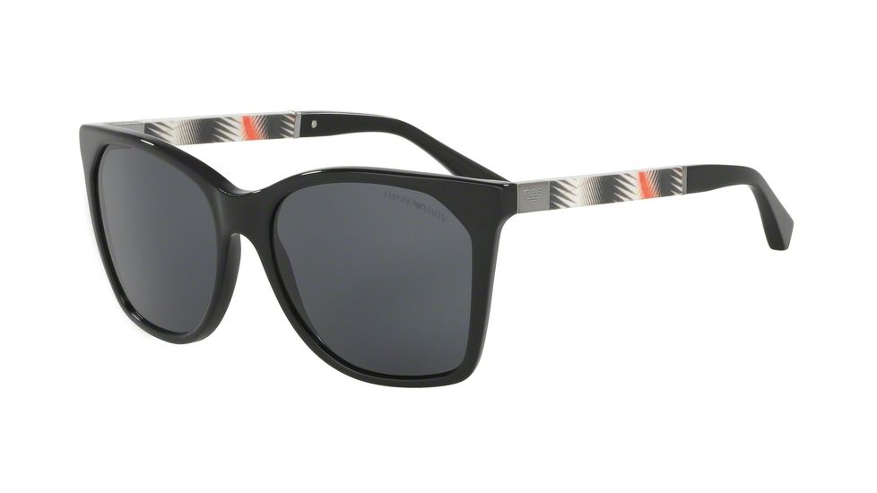 Armani EA4075F Bifocal Prescription Sunglasses EA4075F-501787-57 - Lens Diameter 57 mm, Frame Color Black