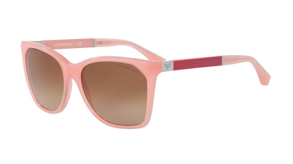 Armani EA4075F Bifocal Prescription Sunglasses EA4075F-550713-57 - Lens Diameter 57 mm, Frame Color Opal Coral