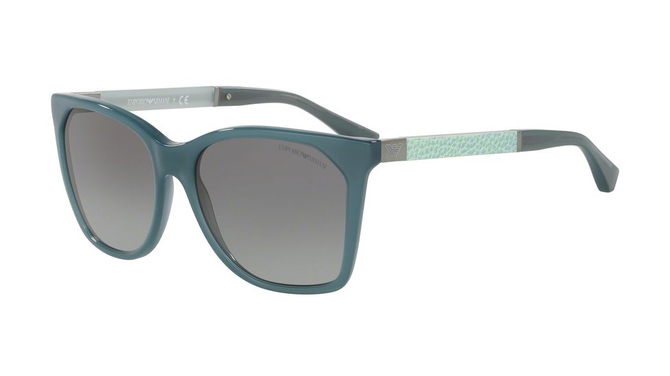 Armani EA4075F Bifocal Prescription Sunglasses EA4075F-553911-57 - Lens Diameter 57 mm, Frame Color Opal Grey Green