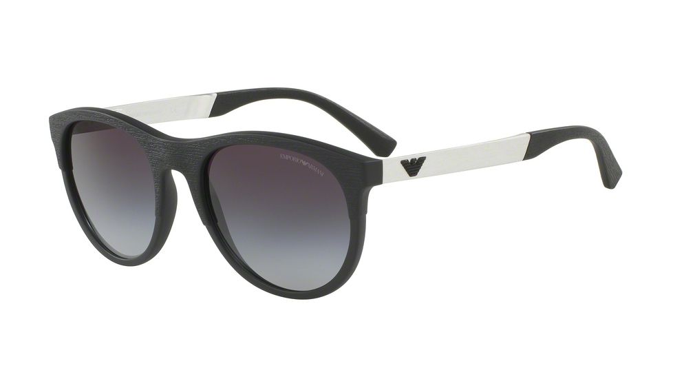 Armani EA4084 Sunglasses 50428G-56 - Matte Balck Frame, Grey Gradient Lenses