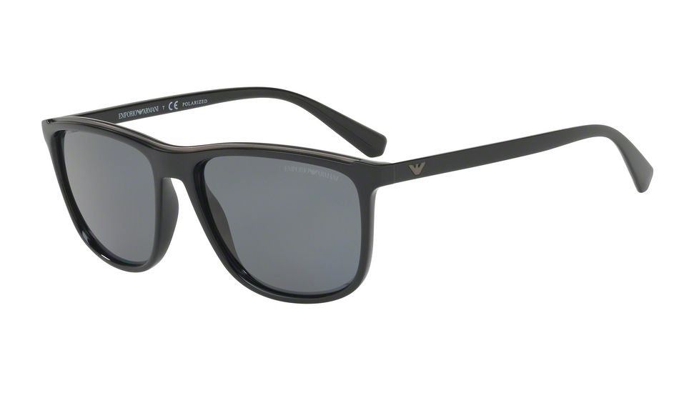 Armani EA4109F Sunglasses 501781-58 - Black Frame, Polar Grey Lenses