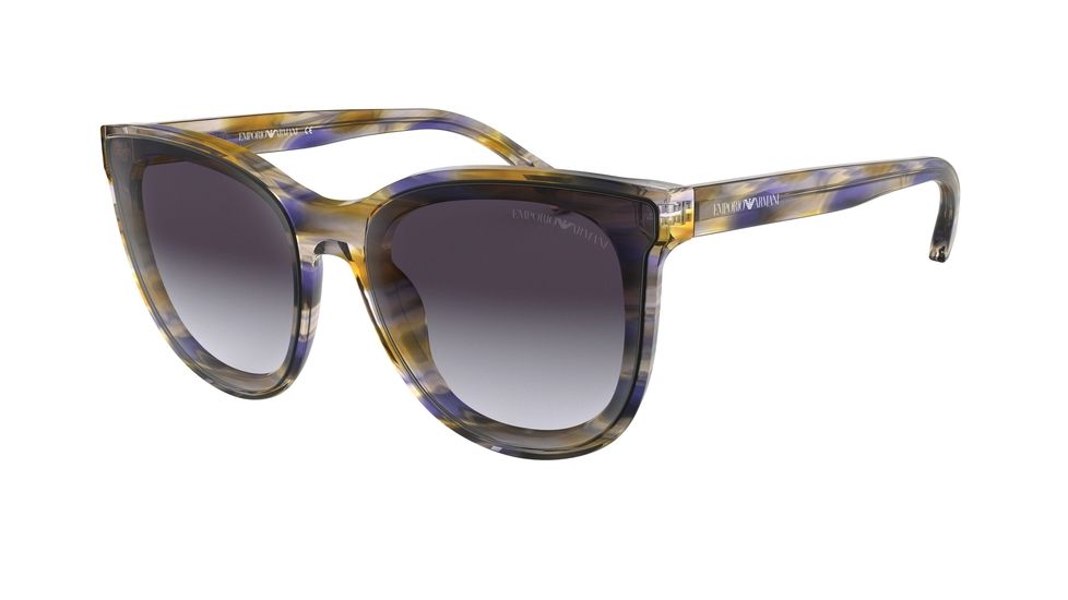 Armani EA4125 Sunglasses 57154Q-61 - , Violet Gradient Grey Lenses