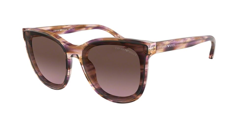 Armani EA4125 Sunglasses 57169T-61 - , Violet Gradient Brown Lenses