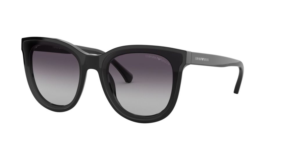Armani EA4125F Sunglasses 50018G-61 - Black Frame, Grey Gradient Lenses