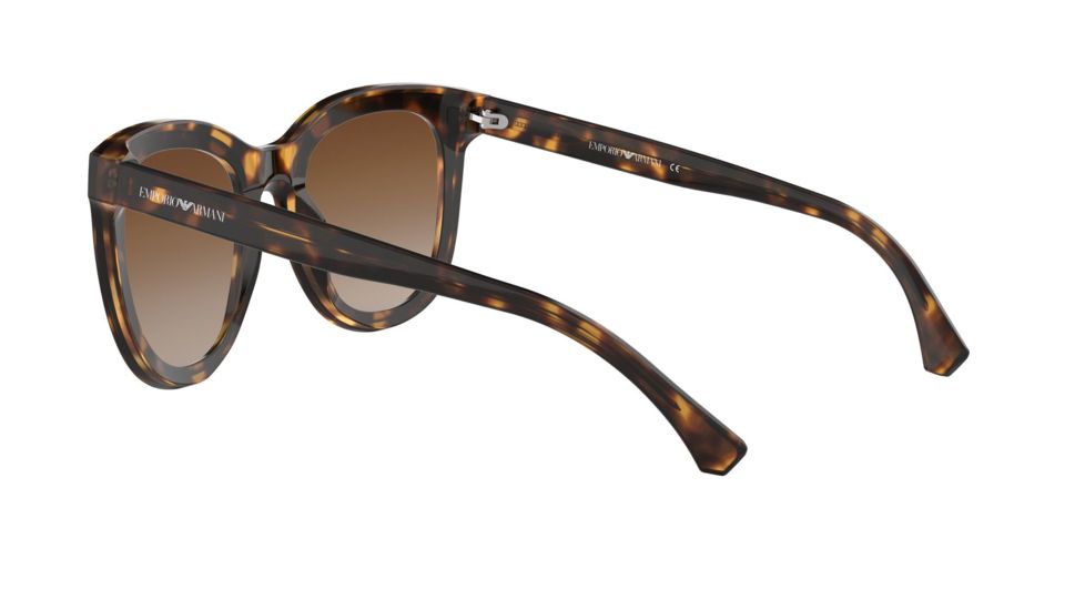 Armani EA4125F Sunglasses 508913-61 - Havana Frame, Brown Gradient Lenses