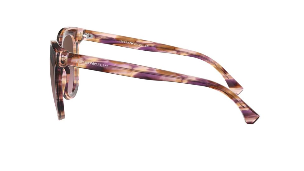 Armani EA4125F Sunglasses 57169T-61 - , Violet Gradient Brown Lenses