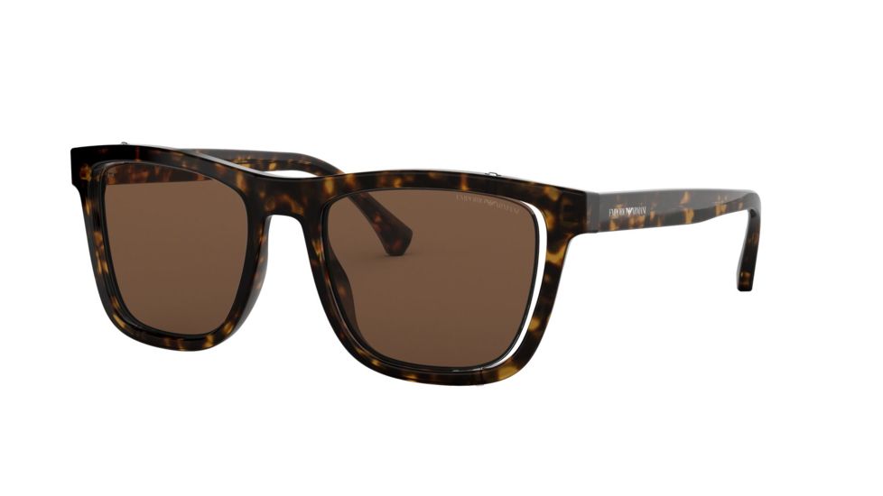 Armani EA4126 Sunglasses 508973-51 - Havana Frame, Brown Lenses