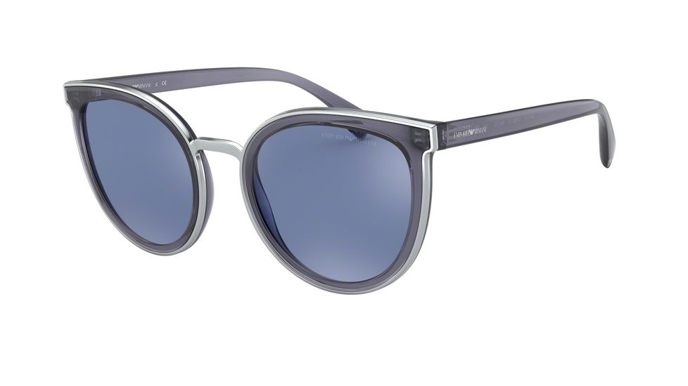 Armani EA4135 Progressive Prescription Sunglasses, 54mm, EA4135-57681U-54-PRO