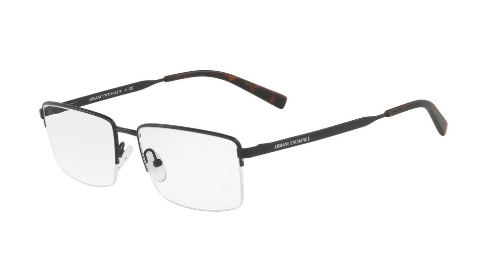 Armani Exchange AX1027 Eyeglass Frames 6102-54 - Matte Dark Blue Frame