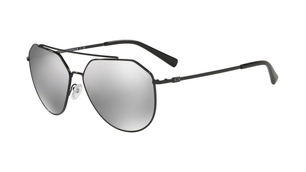 Armani Exchange AX2023S Sunglasses 60006G-59 - , Light Grey Mirror Silver 80 Lenses