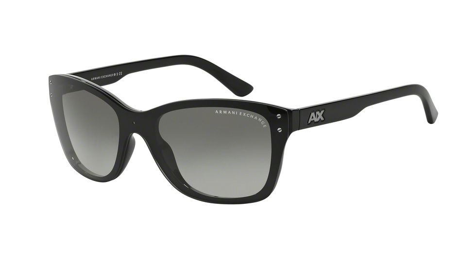 Armani Exchange AX4027S Bifocal Prescription Sunglasses AX4027S-800411-43 - Lens Diameter 43 mm, Frame Color Black