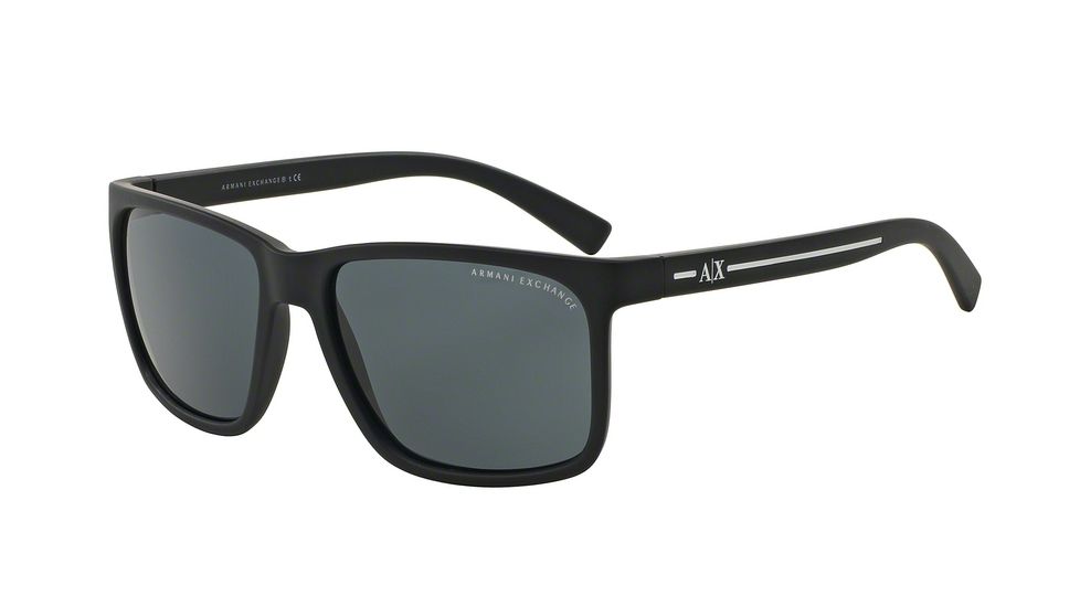 Armani Exchange AX4041S Sunglasses 815787-58 - Matte Blue Frame, Grey Lenses