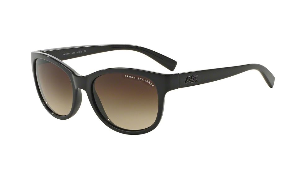Armani Exchange AX4044S Sunglasses 815913-55 - Brown Frame, Brown Gradient Lenses