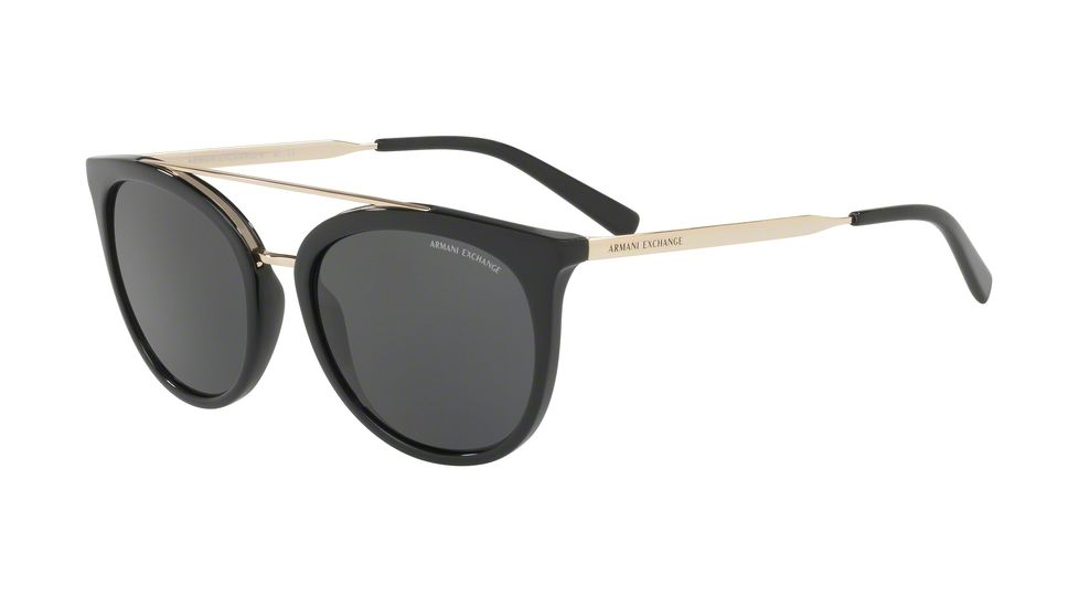 Armani Exchange AX4068S Sunglasses 815887-55 - Black Frame, Grey Lenses