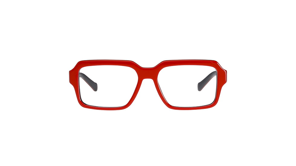 Arnette Bitrate Eyeglasses, Gloss Red/Black Frame-AN7084-0453