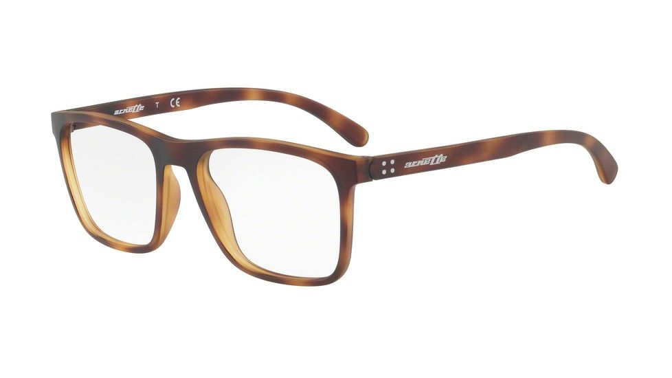 Arnette CUZ AN7132 Progressive Prescription Eyeglasses, 54mm, Matte Havana, AN7132-2375-54-PRO