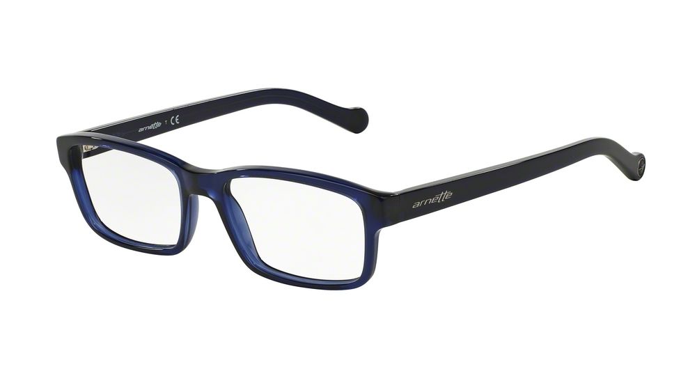 Arnette RIFF AN7079 Eyeglass Frames 1142-55 - Dark Traslucent Blue
