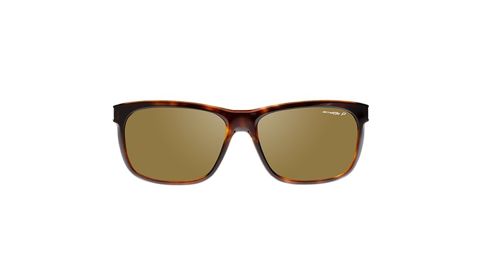 Arnette Slacker Sunglasses, Gloss Havana Frame, Brown Polarized Lens-AN4196-06
