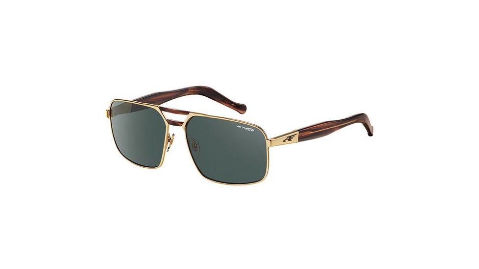 Arnette Smokey Sunglasses, Chrome/Grey Havana Frame, Chrome Mirror Lens AN3068-04