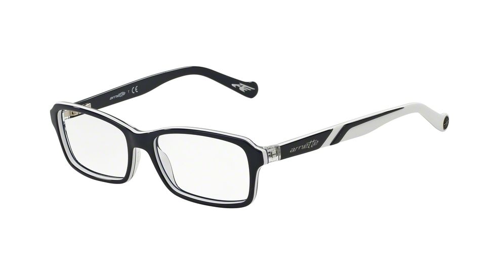 Arnette TEMPO AN7078 Progressive Prescription Eyeglasses, 51mm, Blue/White/Blue, AN7078-1097-51-PRO