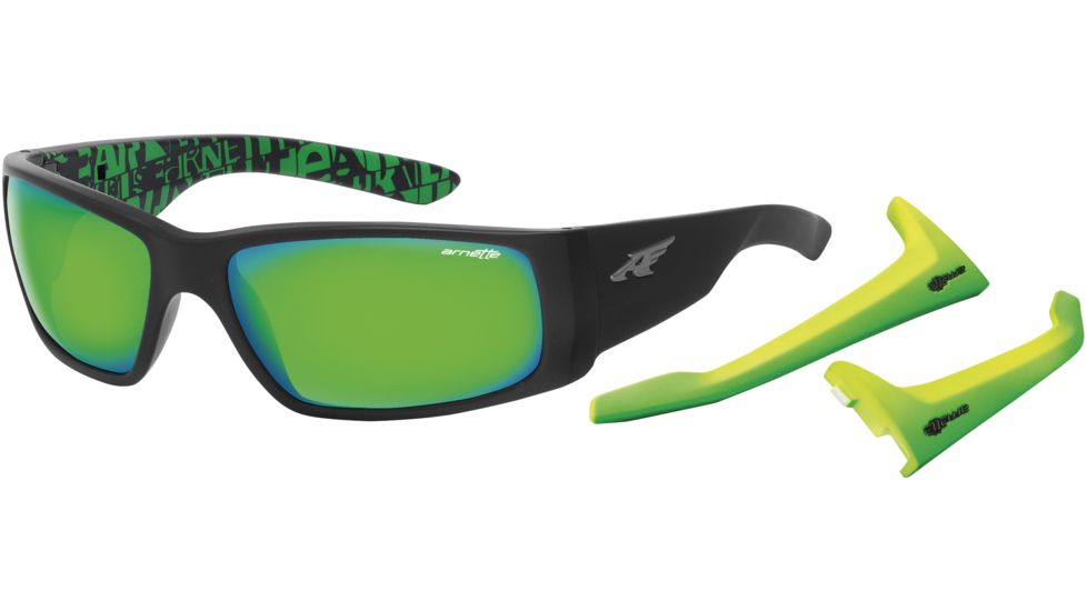 Arnette Unreal Sunglasses, Fuzzy Black AN4187-05