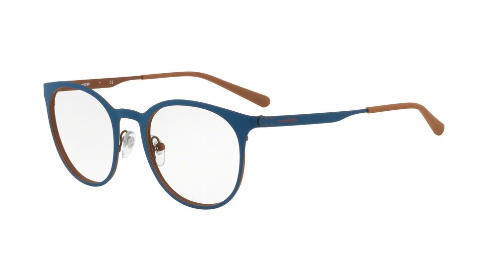 Arnette WHOOT! R AN6113 Progressive Prescription Eyeglasses, 50mm, Top Blue On Brick Rubber, AN6113-689-50-PRO