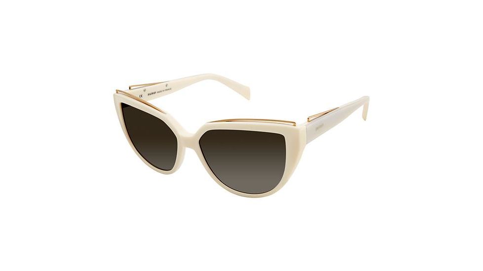 Balmain 2107 Sunglasses - Frame Ivory, Lens Color Gradient Brown, Size 57/15mm BL210704