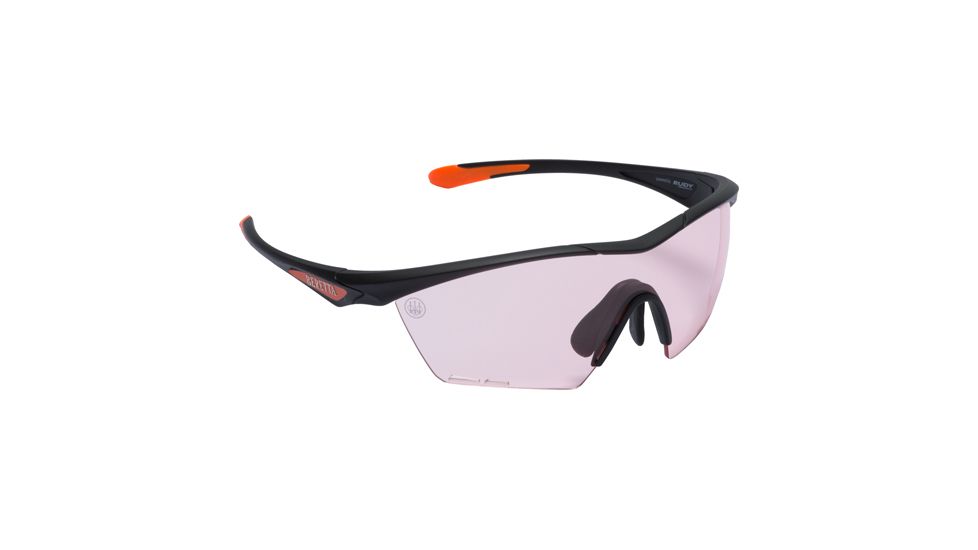 Beretta Shooting Glasses Clash Coral W/rigid Case