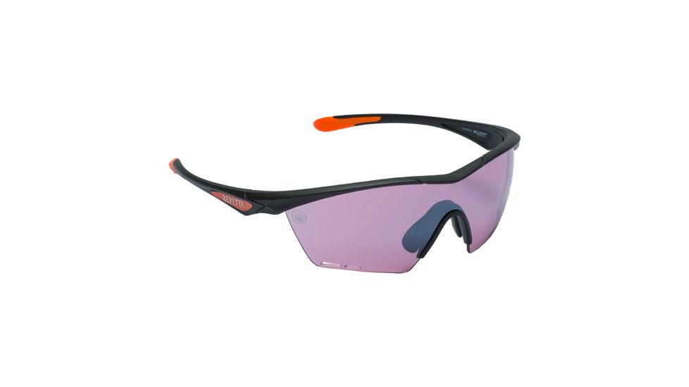 Beretta Shooting Glasses Clash Light Purple W/rigid Case