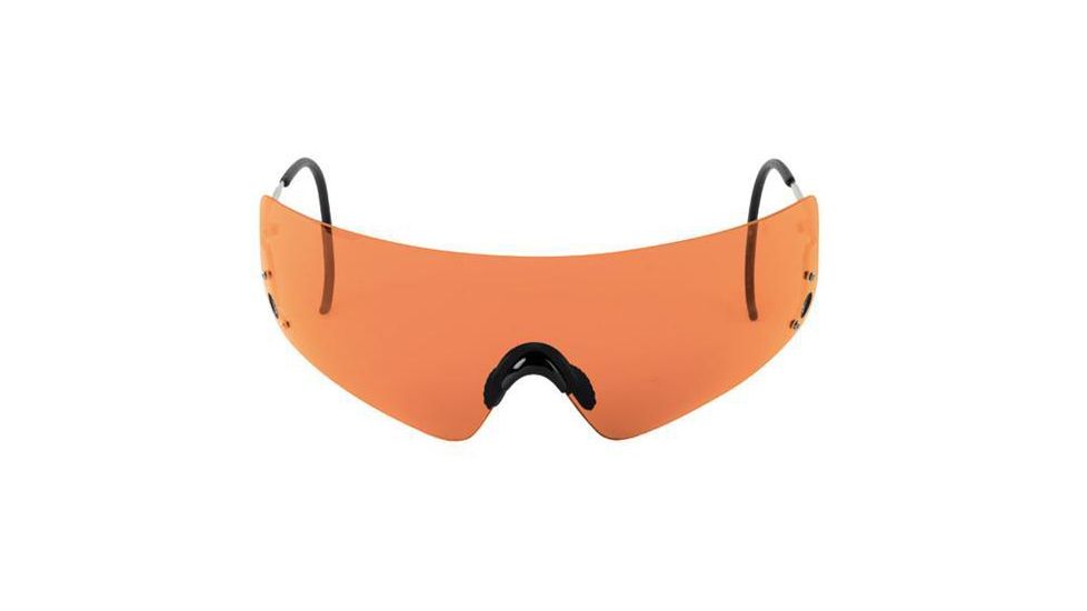 Beretta Shooting Glasses With Orange Lenses Metal Frame With Hard Case Oca800020407