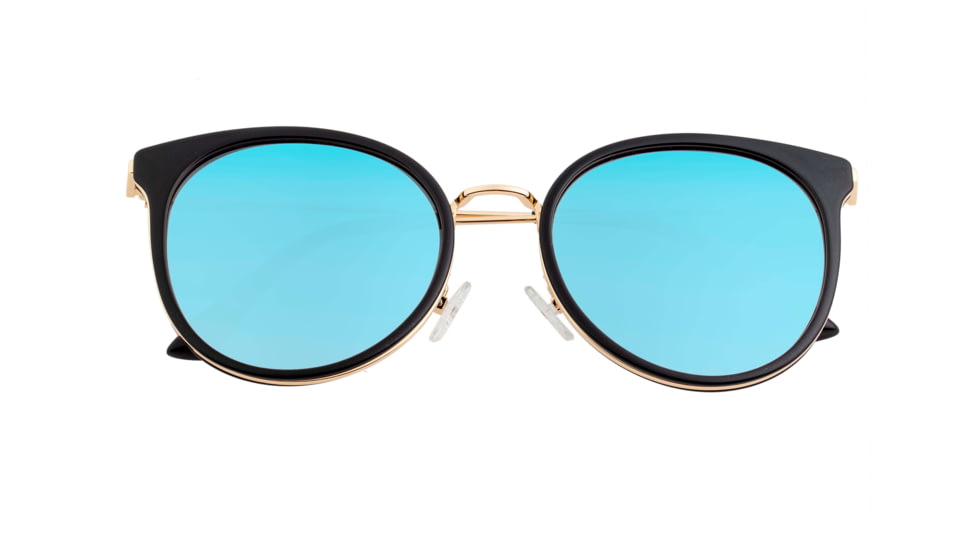 Bertha Brielle Polarized Sunglasses - Women's, Black/Blue, One Size, BRSBR040BL