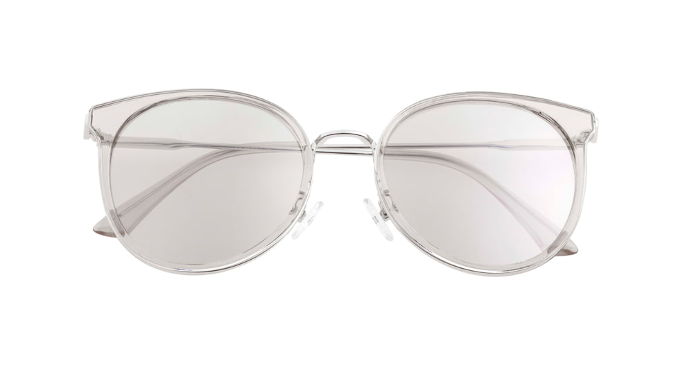 Bertha Brielle Polarized Sunglasses - Women's, Clear/Clear, One Size, BRSBR040GY