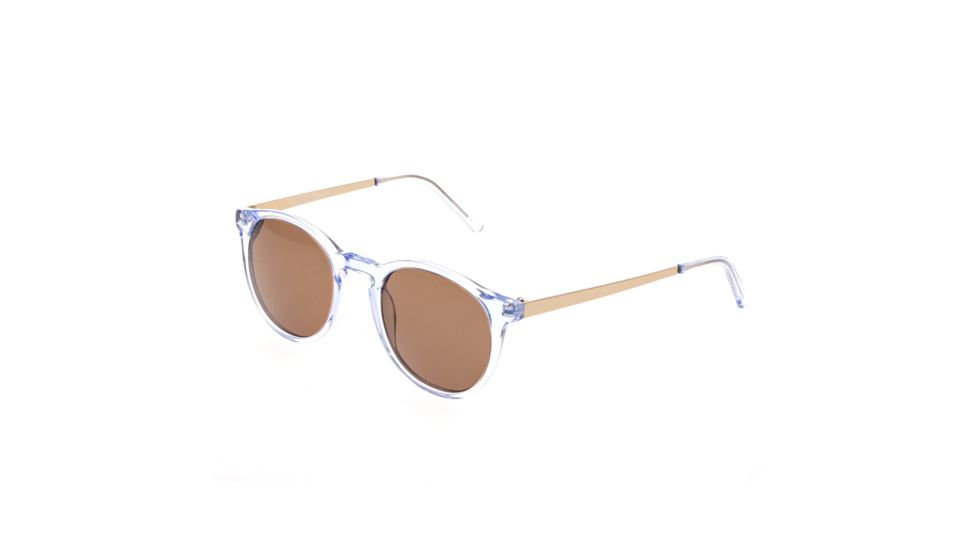 Bertha Hayley Polarized Sunglasses, Blue / Brown BRSBR014B