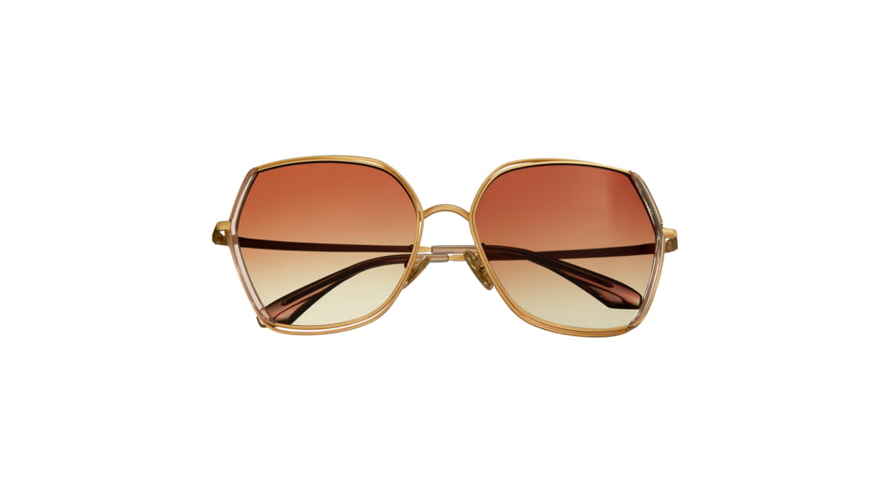 Bertha Remi Sunglasses - Womens, Gold Frame, Brown Polarized Lens, Gold/Brown, One Size, BRSBR034LB