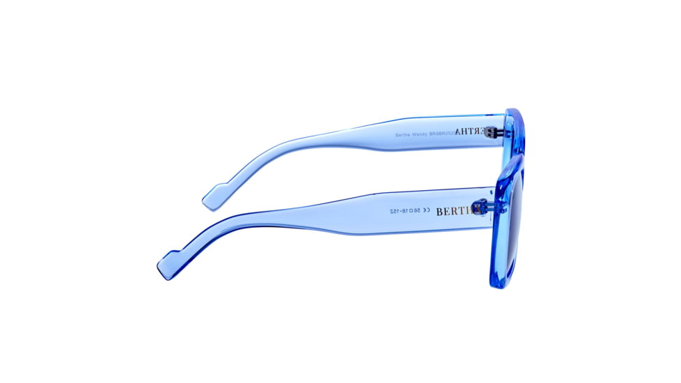 Bertha Wendy Polarized Sunglasses - Womens, Periwinkle Frame, Purple Lens, Periwinkle/Purple, One Size, BRSBR052C6