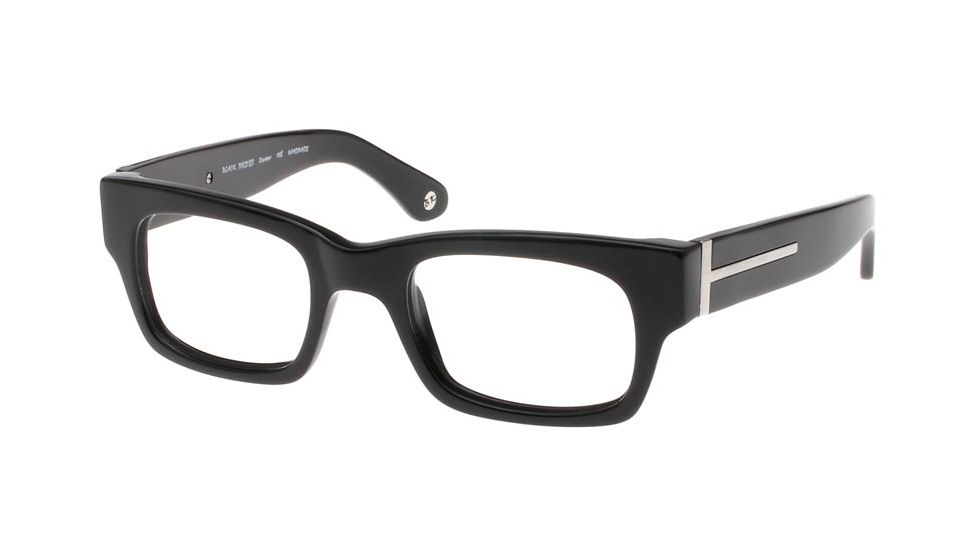 Black Forever Bk623 623 Bifocal Shiny Black Silver Trim
