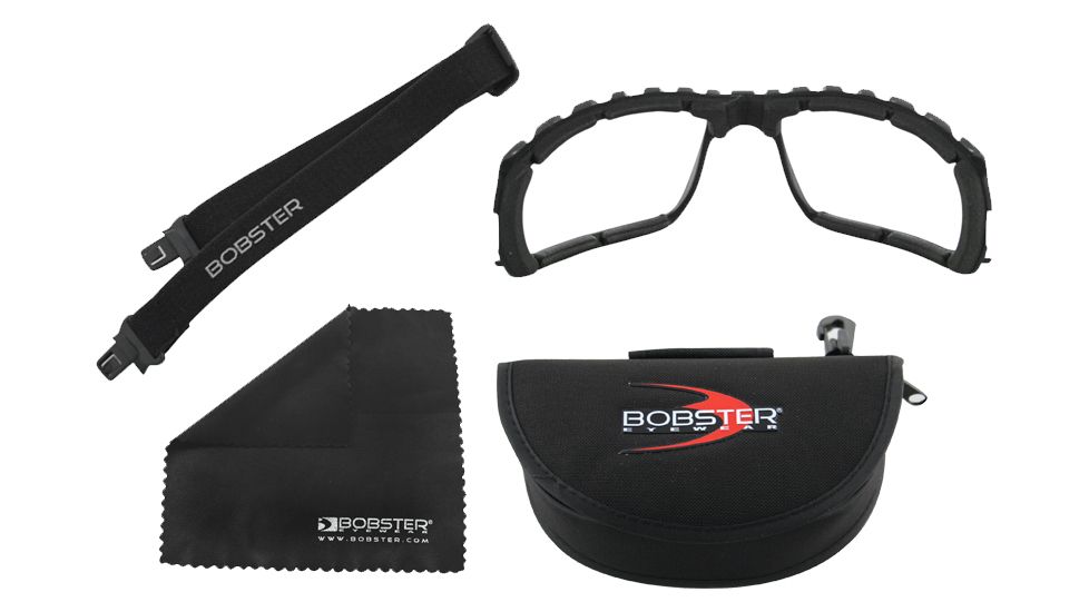 Bobster Ambush Convertible RX Bifocal Eyewear, Black Frame Lens ANSI Z87
