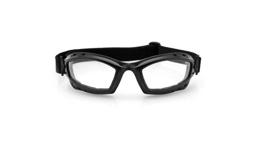 Bobster Bala Goggles, Matte Blk, Anti-fog Clear, Z87 BBAL001C