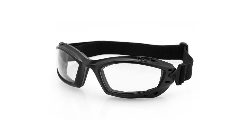 Bobster Bala Goggles, Matte Blk, Anti-fog Clear, Z87 BBAL001C