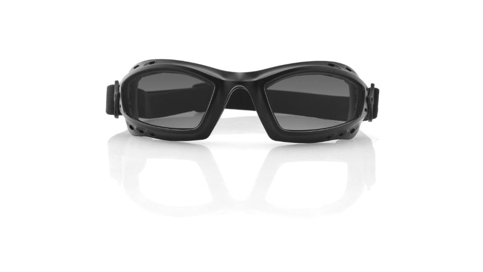 Bobster Bala Goggles, Matte Blk, Anti-fog Smoked, Z87 BBAL001