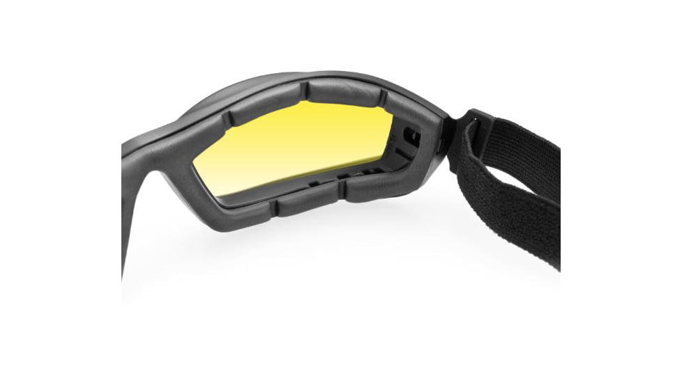 Bobster Bala Goggles, Matte Blk, Anti-fog Yellow, Z87 BBAL001Y