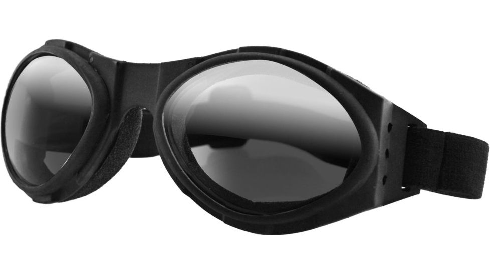 Bobster Bugeye Goggle, Black Frame, Reflective Lens