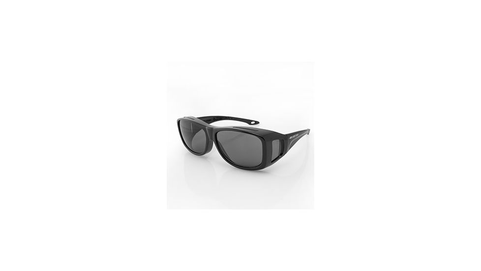 Condor 2 Large OTG Sunglass, Gloss Blk, Anti-fog Smoked, One Size Fits Most