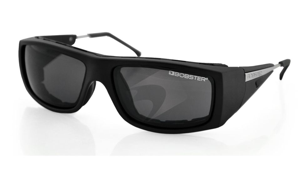 Bobster Defector Sunglass, Matte Black Frame, Removable Foam EDEF001
