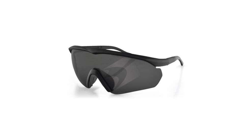 Bobster Delta Ballistics Shooting Glasses, Z87, Black Frame, 3 Lens EDEL301