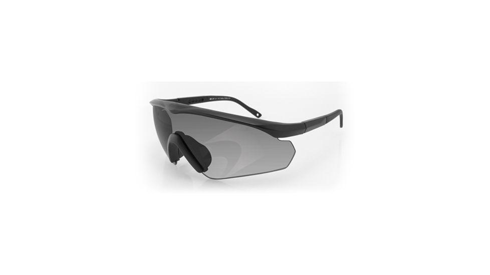 Bobster Delta Small Ballistic Shooting Glass, Matte Blk, 3 Lenses EDELS301