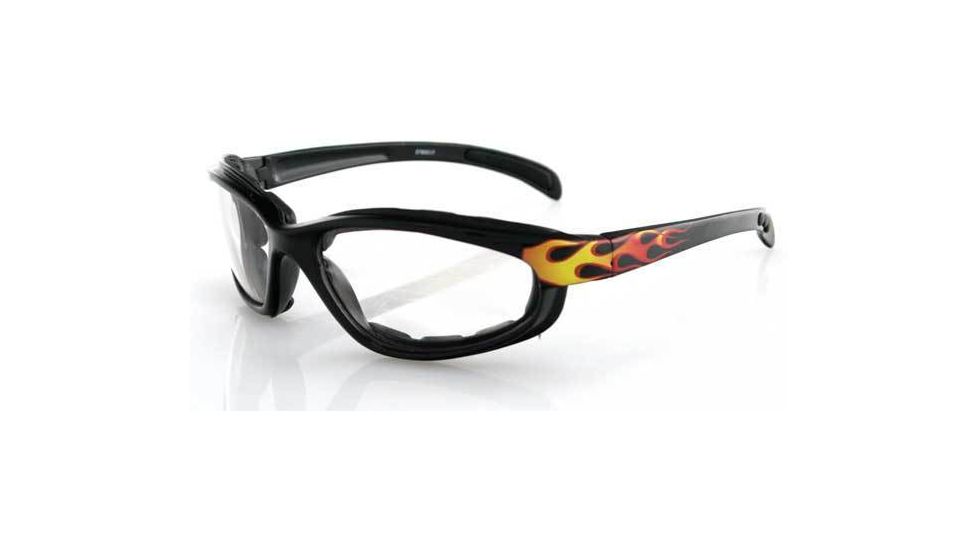 Bobster Fat Boy RX BiFocal Sun Glasses, Flames Frame, EFB001FRX-BF