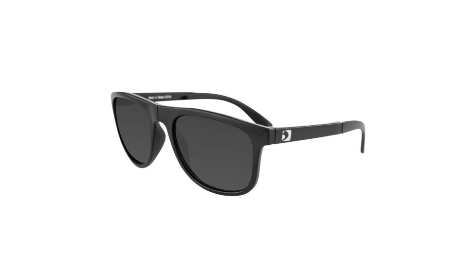 Bobster Hex, Sunglass, Matte Black Frame, Anti-fog Smoked Lenses, Black, One Size Fits Most EHEX001